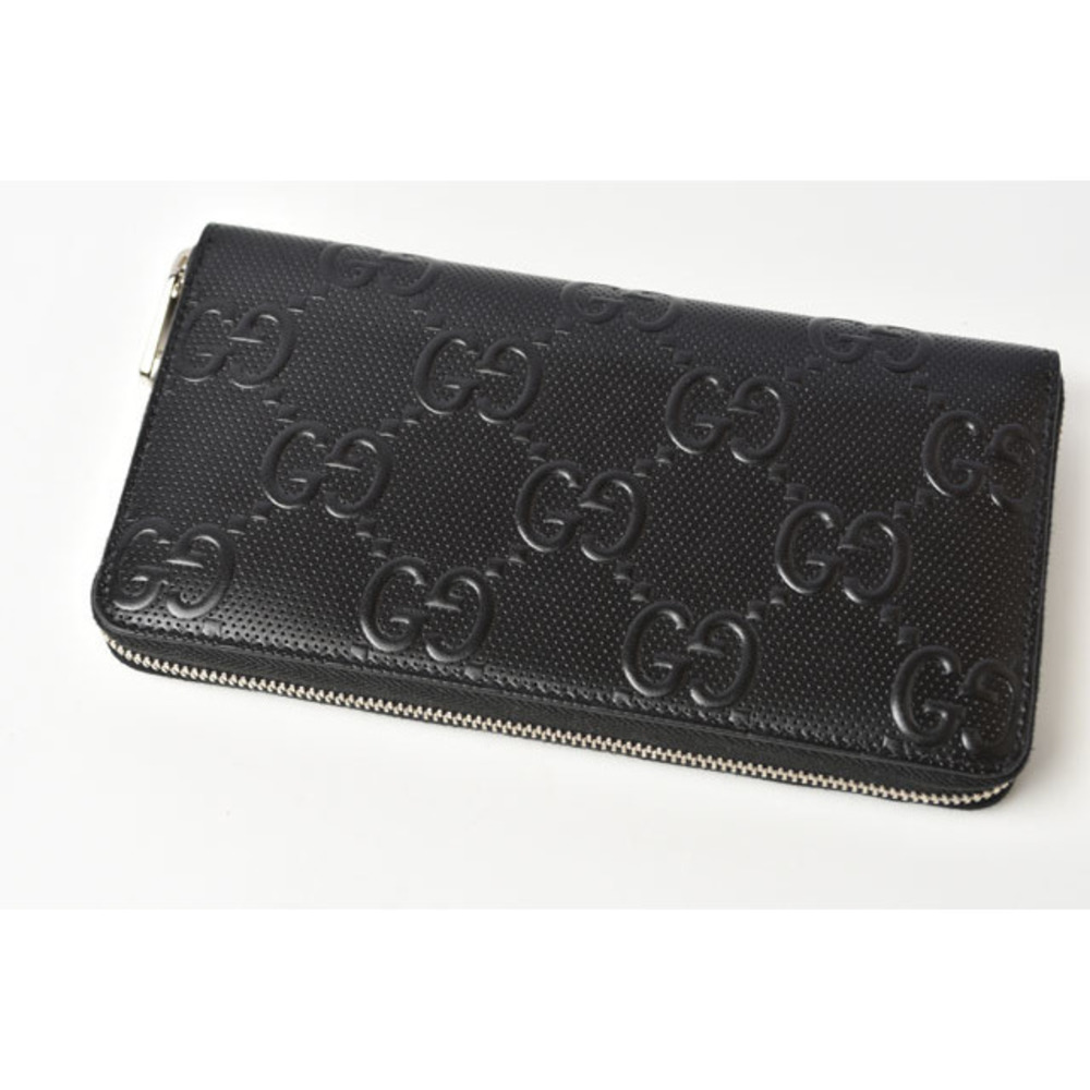 Gucci Wallet Interlocking Mini Wallet Leather Bla… - image 3